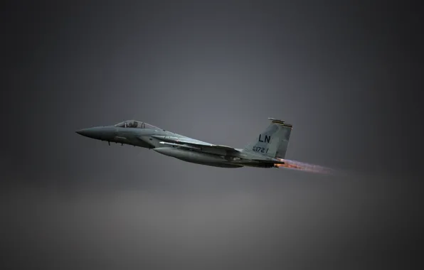 Картинка полет, истребитель, Eagle, F-15C