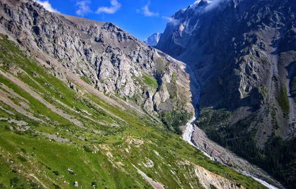 Горы, высота, Киргизия, Кыргызстан, Ала-Арча
