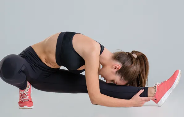 Girl, fitness, elongation