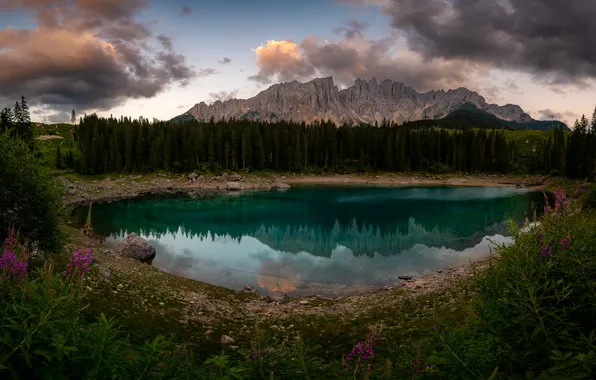 Картинка горы, природа, озеро