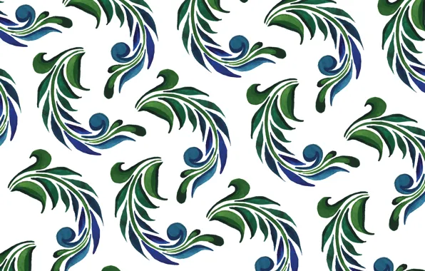 Белый, листья, фон, текстура, leaves, Background