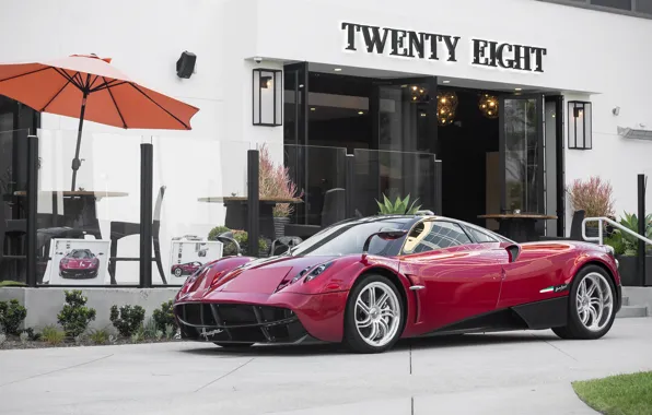 Картинка Red, Pagani, eight, Huayra, twenty