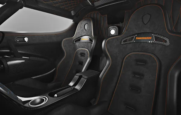 Koenigsegg, салон, Carbon, Кёнигсегг, One:1, Megacar