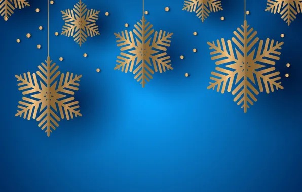 Снежинки, синий, фон, текстура, background, snowflakes