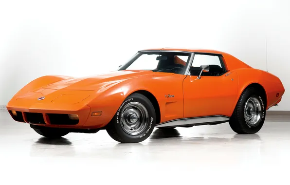 Car, Corvette, Chevrolet, wallpapers, Stingray, 1974