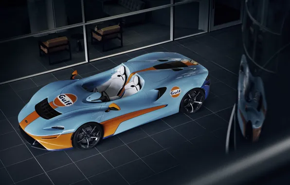 McLaren, спорткар, MSO, Gulf, 2020, Elva, McLaren MSO Elva Gulf Theme, McLaren MSO