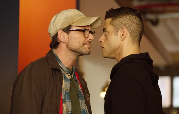 Christian Slater, Rami Malek, Рами Малек, Кристиан Слэйтер, Мистер Робот, Mr.Robot, Mr Robot