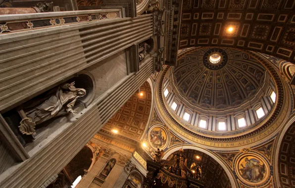 Картинка Рим, Италия, Ватикан, Собор Святого Петра