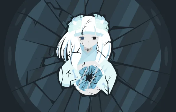 Зеркало, девочка, Инуяша, InuYasha