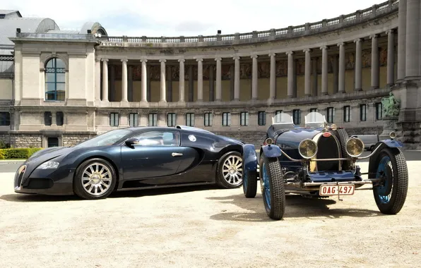 Картинка здание, Bugatti, колонны, Veyron, бугатти, and, вейрон, 1926