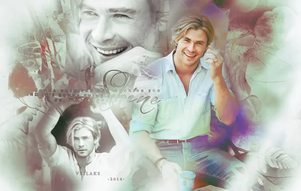 Коллаж, Крис Хемсворт, Chris Hemsworth