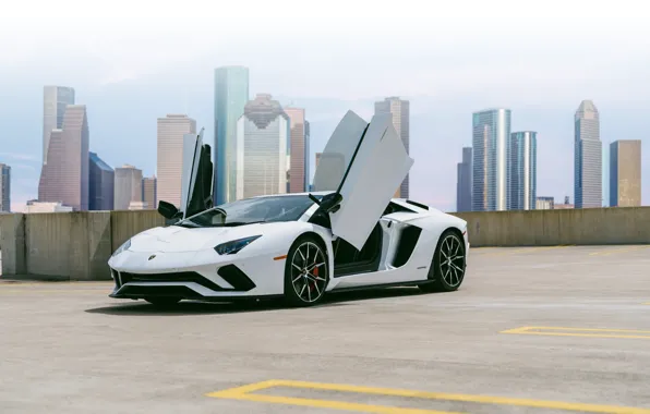 Lamborghini, суперкар, 2018, Aventador, Aventador S