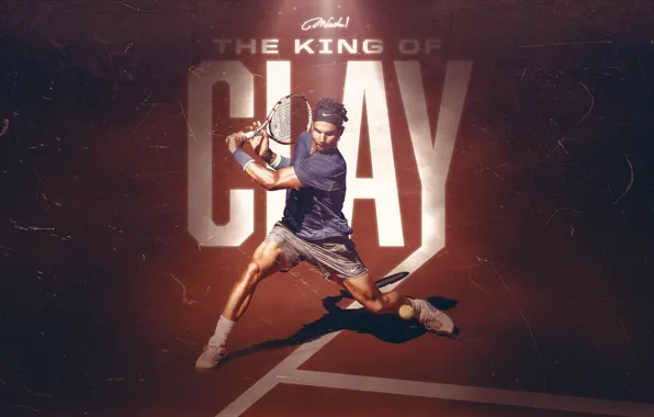 Картинка Sport, Tennis, King, Spanish, Rafa, Rafael Nadal, Clay