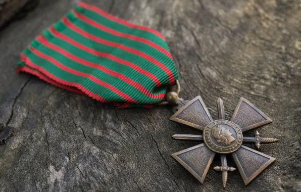 Медаль, Croix de guerre, 1914–1918, WW1 France