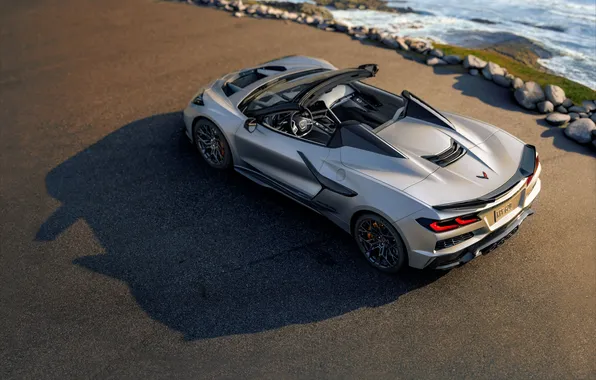 Chevrolet, Кабриолет, Chevrolet Corvette, Convertible, 2025, 2026, ZR1X, Quail Silver Limited Edition