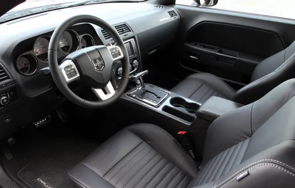 Руль, Dodge, Challenger, салон, сиденье, Rallye Redline
