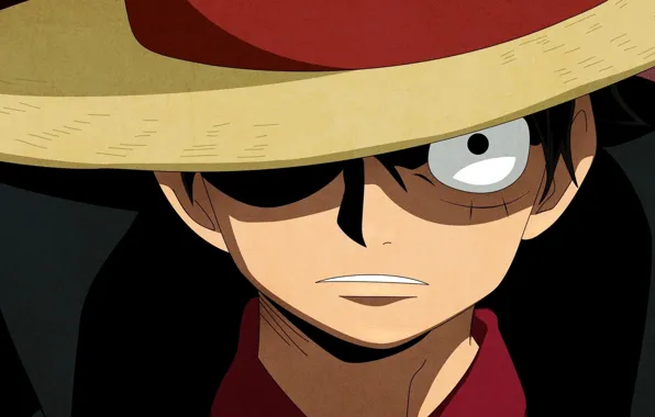 Game, One Piece, pirate, texture, anime, boy, captain, eye