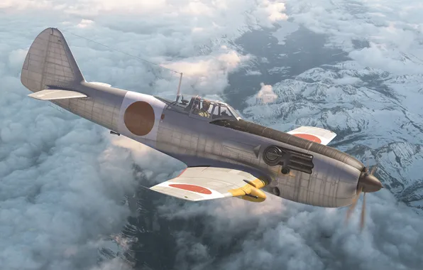 Перехватчик, одноместный цельнометаллический истребитель, Nakajima Ki-87