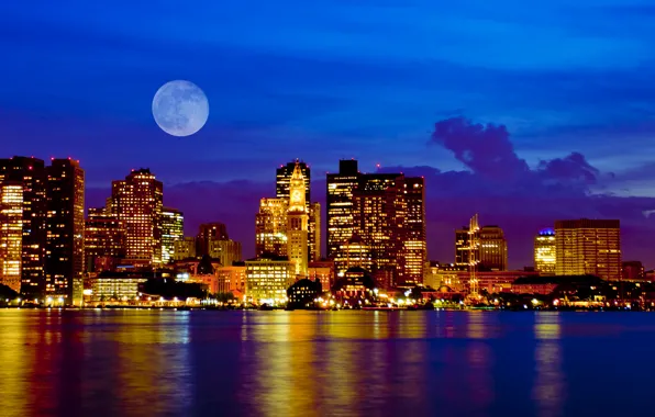 City, город, USA, Boston, Massachusetts