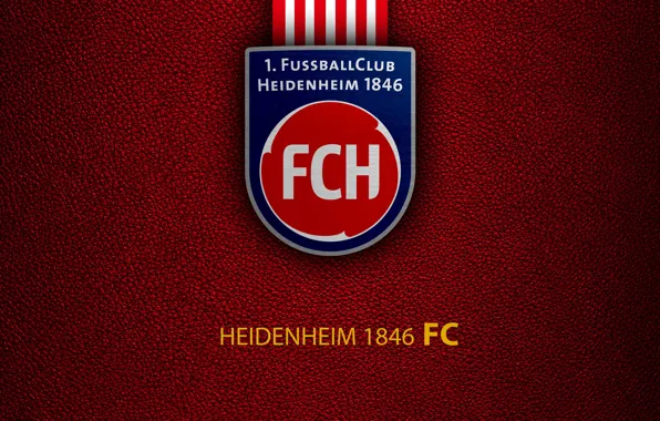 Wallpaper, sport, logo, football, Bundesliga, Heidenheim 1846