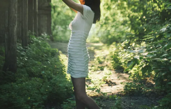 Природа, платье, ножки, Regina, Андрей Рыбалко