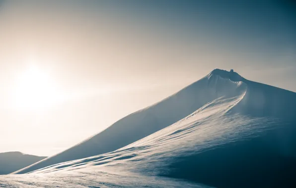 Картинка ice, sky, landscape, nature, winter, mountain, snow, Antarctica
