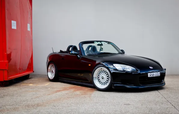 Honda, black, хонда, tuning, s2000