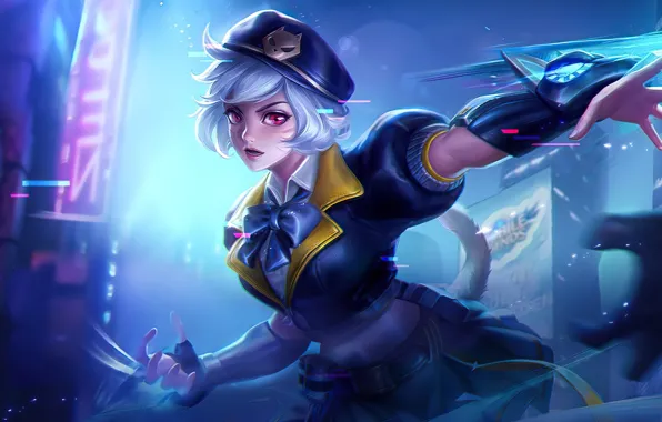 Девушка, свет, бант, Mobile Legends: Bang Bang