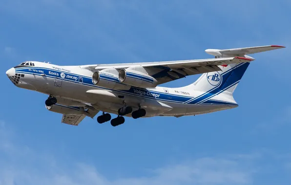 Небо, самолёт, Ил-76