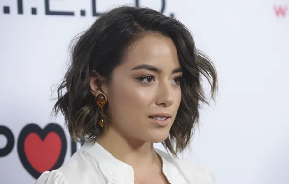Взгляд, поза, портрет, актриса, фотосессия, hair, Chloe Bennet, Хлоя Беннет