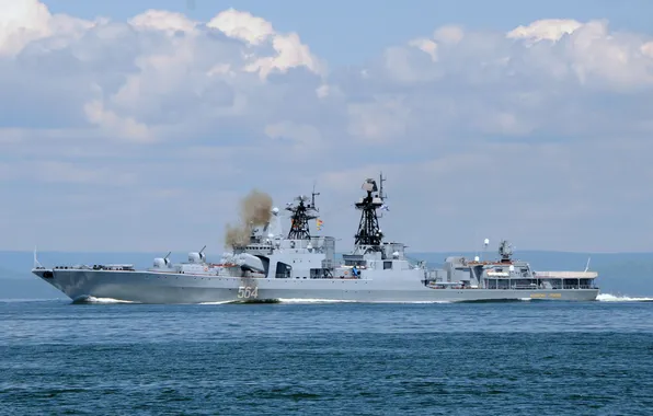 Учения, БПК, проект 1155, Адмирал Трибуц