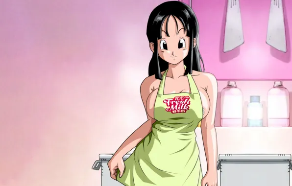 Girl, sexy, cleavage, long hair, boobs, anime, beautiful, pretty