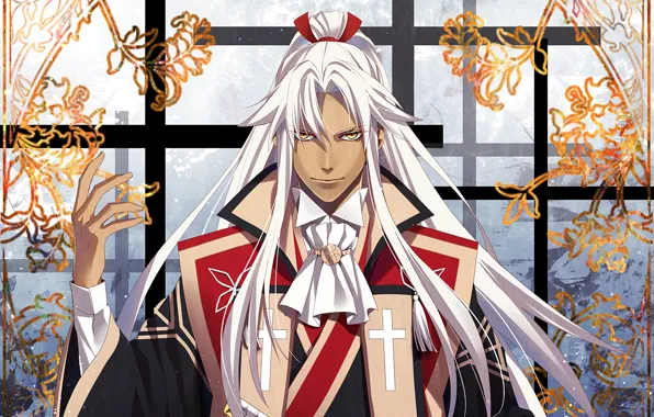 Взгляд, аниме, арт, парень, fate/grand order, fate/apocrypha
