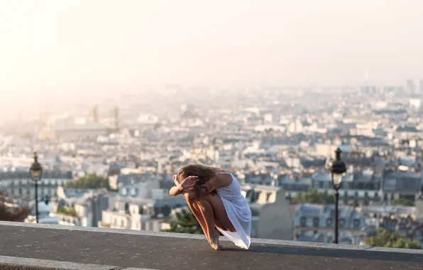 Девушка, город, улица