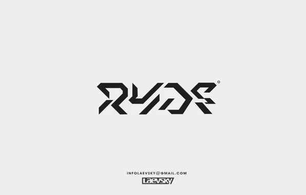 Music, logo, Design, tech, font, Laevsky, logotype, ryde