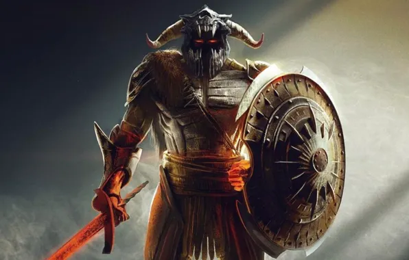 Картинка fantasy, art, Ares god of fire