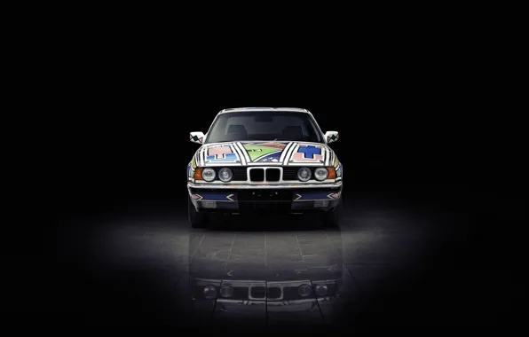 BMW, E34, 5 Series, BMW 525i Art Car by Esther Mahlangu