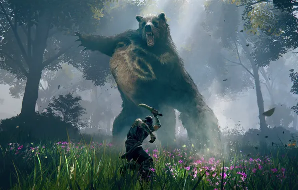 Bear, nature, boss monster, Elden Ring