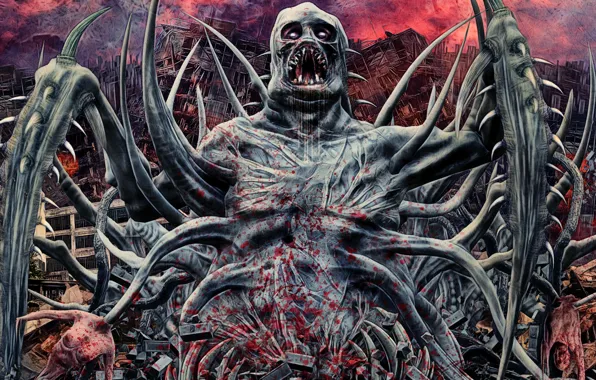 Metal, horror, Deathcore, brutal, Headwound The Pony