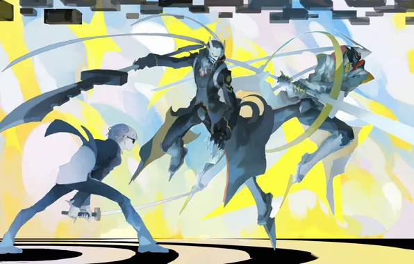 Существа, парень, демоны, Persona 4, Персона