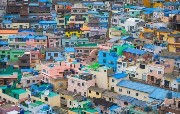 Сеул, вид сверху, Seoul, Южная Корея, Sout Korea