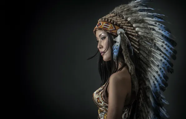 Картинка girl, apache, costume