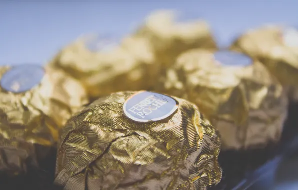 Картинка конфета, фольга, обертка, ferrero rocher, ферреро рошэ