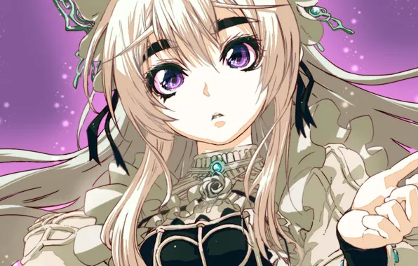 Глаза, взгляд, девушка, Чайка и гроб, Hitsugi no Chaika, Chaika Trabant