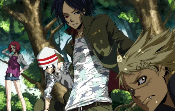 Лес, парни, банда, Katekyo Hitman REBORN, Учитель мафиози Реборн