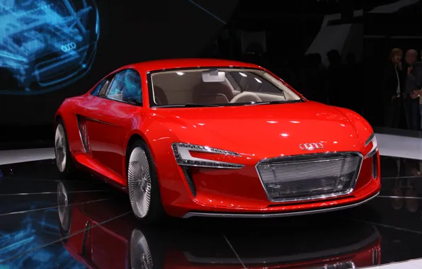 Картинка Audi, выставка, e-tron