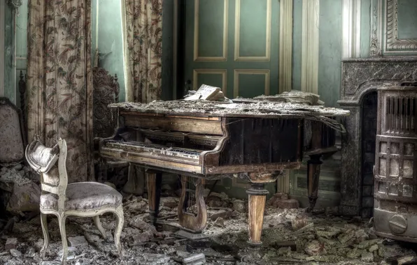 Музыка, комната, рояль