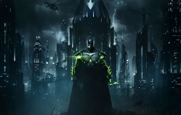 Картинка Batman, man, bat, hero, mask, suit, DC Comics, Bruce Wayne
