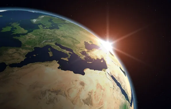 World, earth, space, sky, sun, map