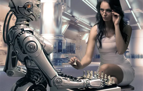 Картинка chess, artificial intelligence, human intelligence